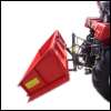Tipping trough TM100H rear trough / skip with hydraulic tilt transport trough