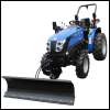 Small tractor SOLIS 20 power steering 4WD tractor with hydraulical Snow plow 1,40m new - including vehicle registration document and deployment costs