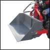Rear shovel TM120HS rear loader rear bucket tilting box transport trough hydraulic