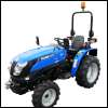 Small tractor SOLIS 20 power steering tractor and radial tires - including vehicle registration document and deployment costs