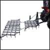 Harrow Attachable Harrow 1,60m 2-piece Field Tow Tractor foldable for small tractor