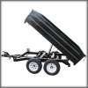 Trailer EA-1002 2T Tandem trailer 3 side tipper for small tractor tractor tug Quad ATV