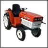 Compact tractor Kubota B1902 without 4WD, overhauled and repainted