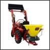 Broadcast spreader Nordfarm PL180 for small tractors (seed, fertilizer, salt, grit)