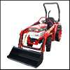 Compact tractor Kubota B1902 4WD used with new front loader