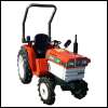 Small Tractor Kubota B1702 4WD used completely overhauled and repainted