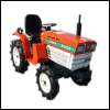 Compact Tractor Kubota B1402 4WD used completely overhauled and repainted