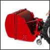 Flail mulcher mower SLM105F with grass collector flail mower for tractors catch basket catch box