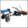 Combined walk-behind tractor KM5 13,0PS cultivators with sweeper and stainless steel spreader