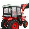 Tractor cab for Kubota tractor L2202 / L2402 heatable for self-assembly