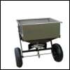 Spreader Nirosta for lawn tractors - salt, fertilizer and grit spreader