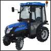 Small tractor SOLIS 26 SERVO power steering tractor with 4WD, radial tires and heated cabin - including vehicle registration document and delivery costs