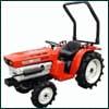 Compact tractor Kubota B1600 4WD, overhauled and repainted