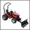 Compact tractor tractor Kubota B1121 12,0 HP with hydraulic snow blade 120 cm