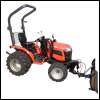 Compact tractor tractor Kubota B1-161 16 HP with hydraulic snow blade 120 cm