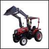 Tractor Eurotrack 454E 4WD 45HP, with front loader, new and street legal