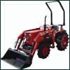 Compact tractor Kubota L1501 4WD with front loader, overhauled and repainted