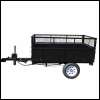 Single-axle trailer EA-1002B Three-way tipper for small tractor tractors tugs Quad ATV