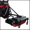 sweeper HKM130H with waste container 130 cm working width for compact tractors rear attachment front attachment