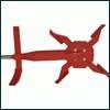 Potato planting hole star for two wheel tractor