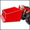 Tipping trough skip TM100 100cm transport container transport trough