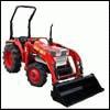 Compact tractor Kubota L2402 4WD with front loader, overhauled