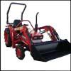 Kleintraktor Allrad Kubota B1600 / B1702 gebraucht mit neuem Frontlader komplett berholt und neu lackiert