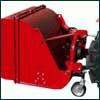 Flail mulcher mower SLM120F with grass collector, flail mower for tractors catch basket catch box