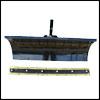 Universal-snow plow 100cm for walk-behind/two wheel tractor and sickle bar mowers etc.